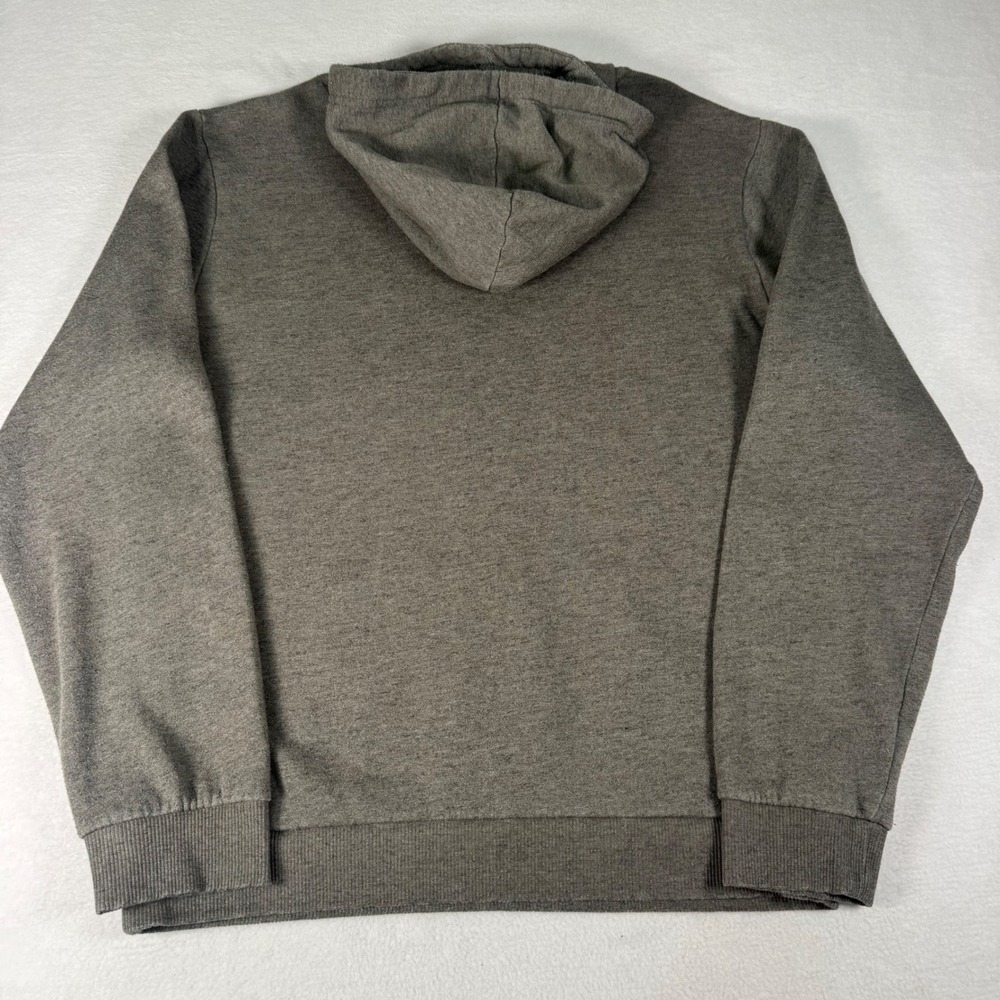 Marine Layer Hoodie Mens Medium Olive Green Fleece Pullover Casual Sweatshirt - Picture 3 of 10